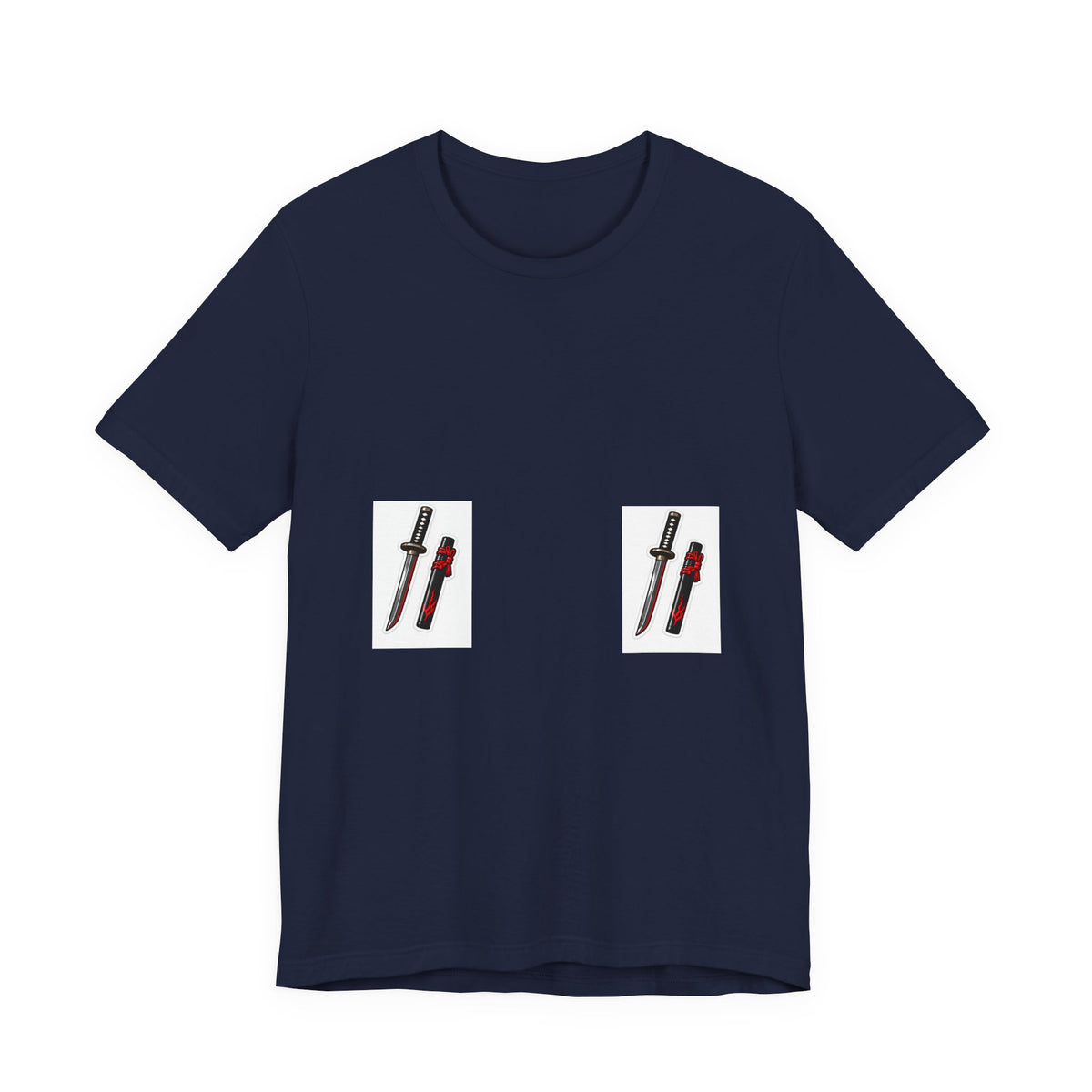 Black katana samurai Sword Tee — Japanese Katana T-Shirt