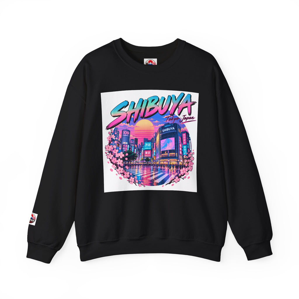 Shibuya Sky 0 Tokyo Neon Anime Crewneck Sweatshirt