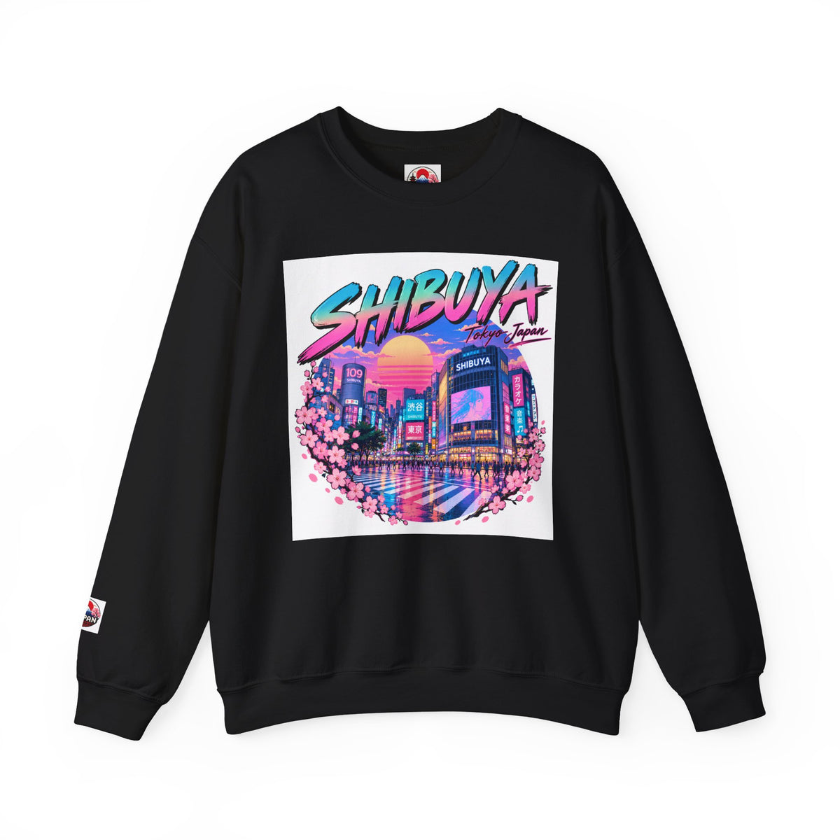 Shibuya Sky 0 Tokyo Neon Anime Crewneck Sweatshirt