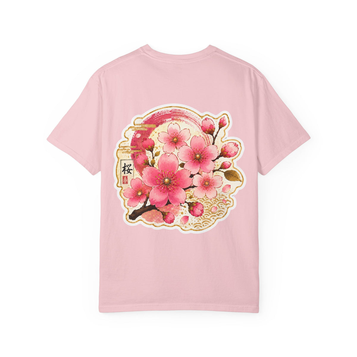 Cherry Blossom Back-Print T-Shirt