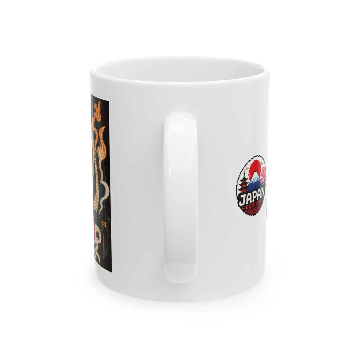 Chochin Obake Yokai Halloween Illustration Mug | Japanese Jack 'o lantern Ceramic Mug