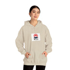 Rising Sun Mount Fuji Hoodie | Japanese Kanji Graphic