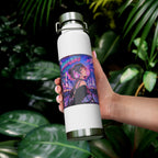 Harajuku Style 5 Neon City Anime Girl Water Bottle — 22oz Copper Vacuum Insulated