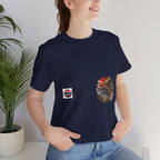 Amikiri yokai Halloween Logo Tee | Japanese Mask Illustration T-Shirt