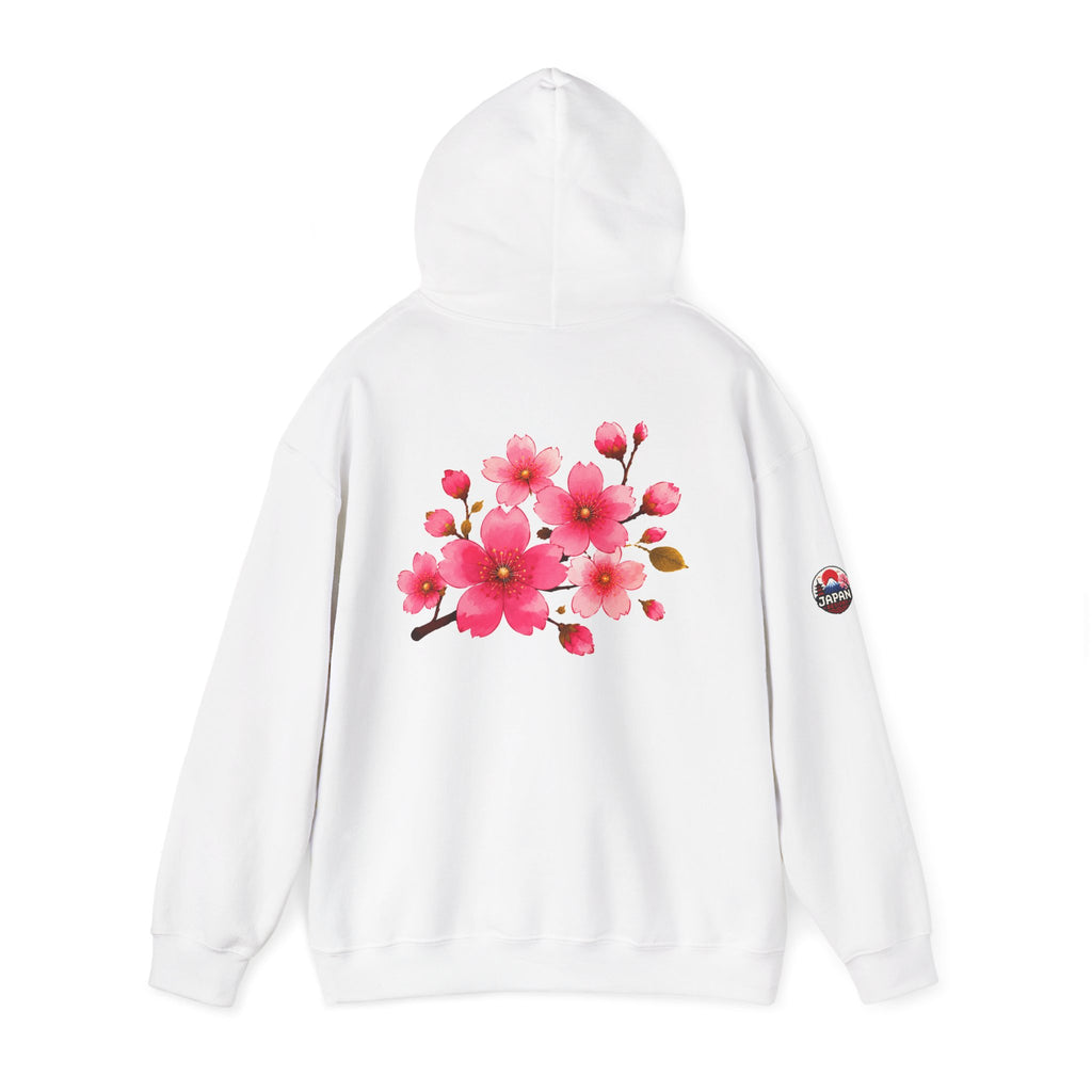 Cherry Blossom Hoodie — Pink Sakura Floral Japanese-Inspired Sweatshirt