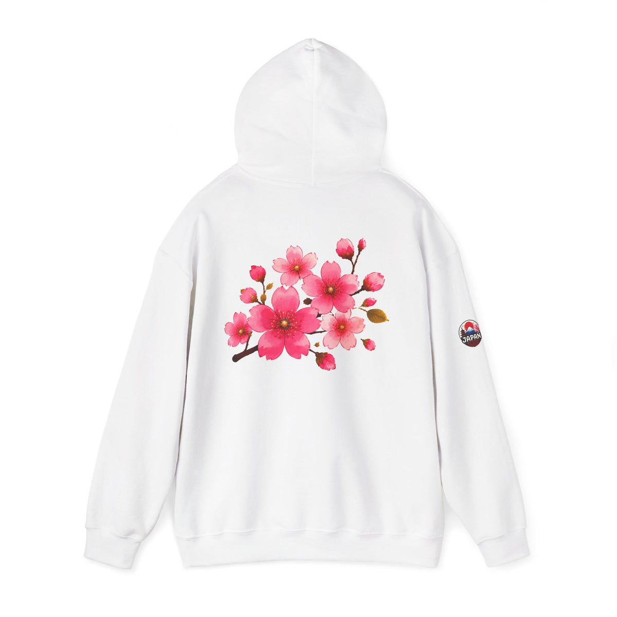 Cherry Blossom Hoodie — Pink Sakura Floral Japanese-Inspired Sweatshirt