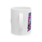 Shibuya Sky 5 Tokyo City Pop Night City Coffee Mug - Shibuya Neon Retro Vaporwave 11oz/15oz