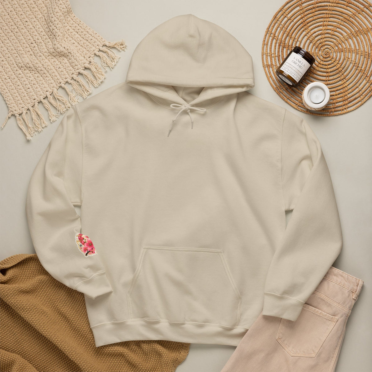 Cherry Blossom Hoodie 2— Pink Sakura Floral Japanese-Inspired Sweatshirt