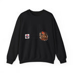 Mokugyo Daruma Yokai Halloween Illustration Crewneck Sweatshirt | Japanese Buddhist Motif