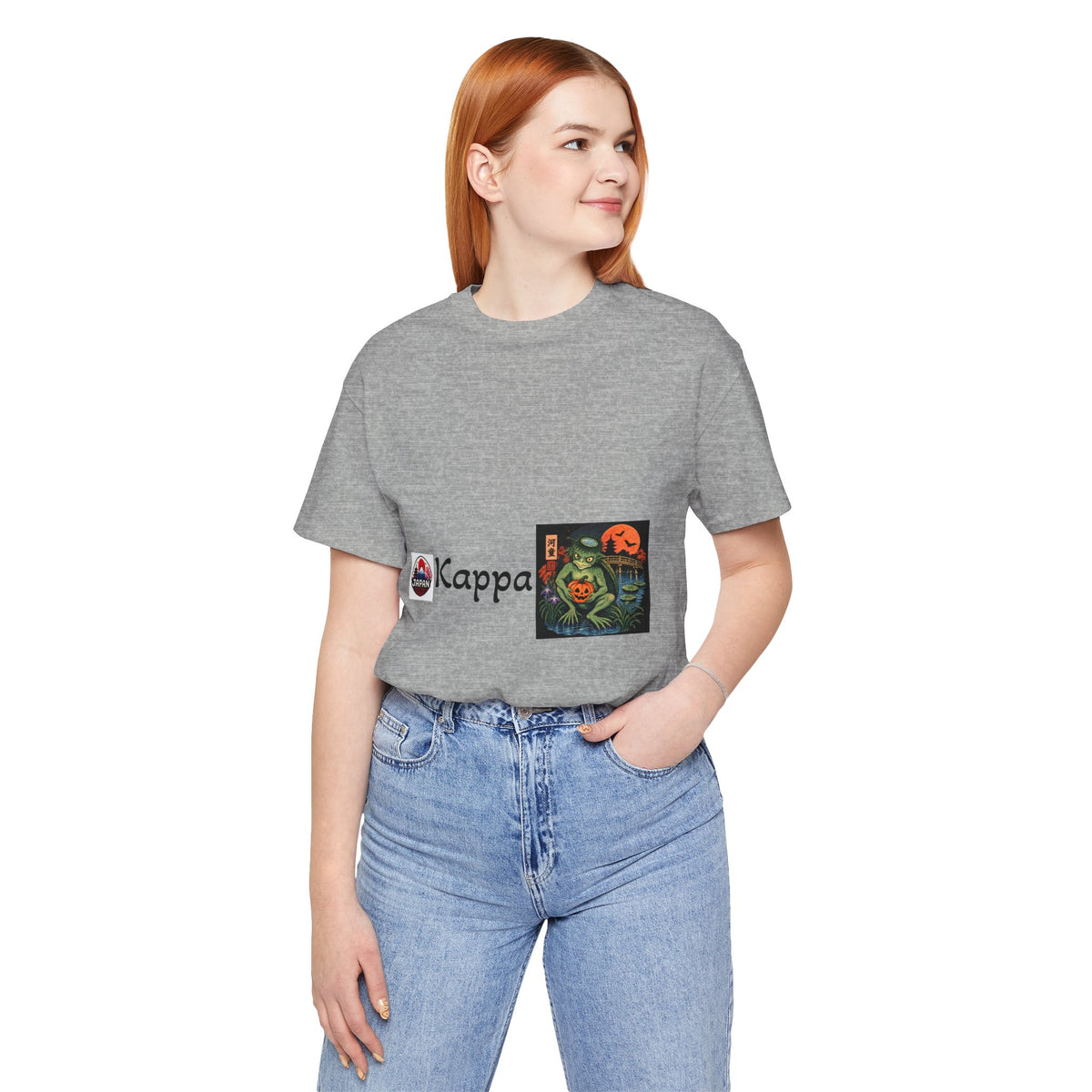 Kappa Japanese Yokai Halloween Myth Creature Tee | Kappa Illustration T-Shirt