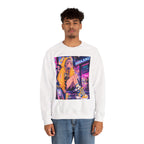Harajuku Style 10 Neon City Anime Girl Crewneck Sweatshirt — Tokyo Street Anime Graphic