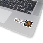 Mokugyo Daruma Yokai Halloween Sticker | Japanese Mokugyo Drum Daruma Illustration Kiss-Cut Sticker