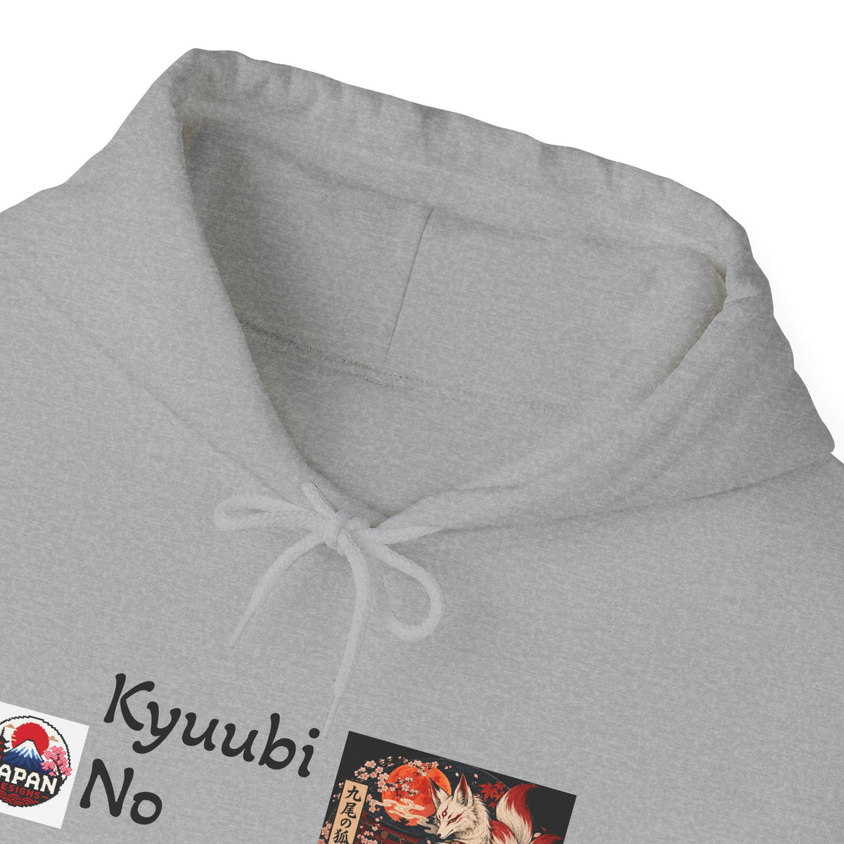 Japanese Fox Spirit Yokai Halloween Hoodie | Kyuubi No Kitsune Illustration
