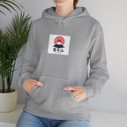 Rising Sun Mount Fuji Hoodie | Japanese Kanji Graphic
