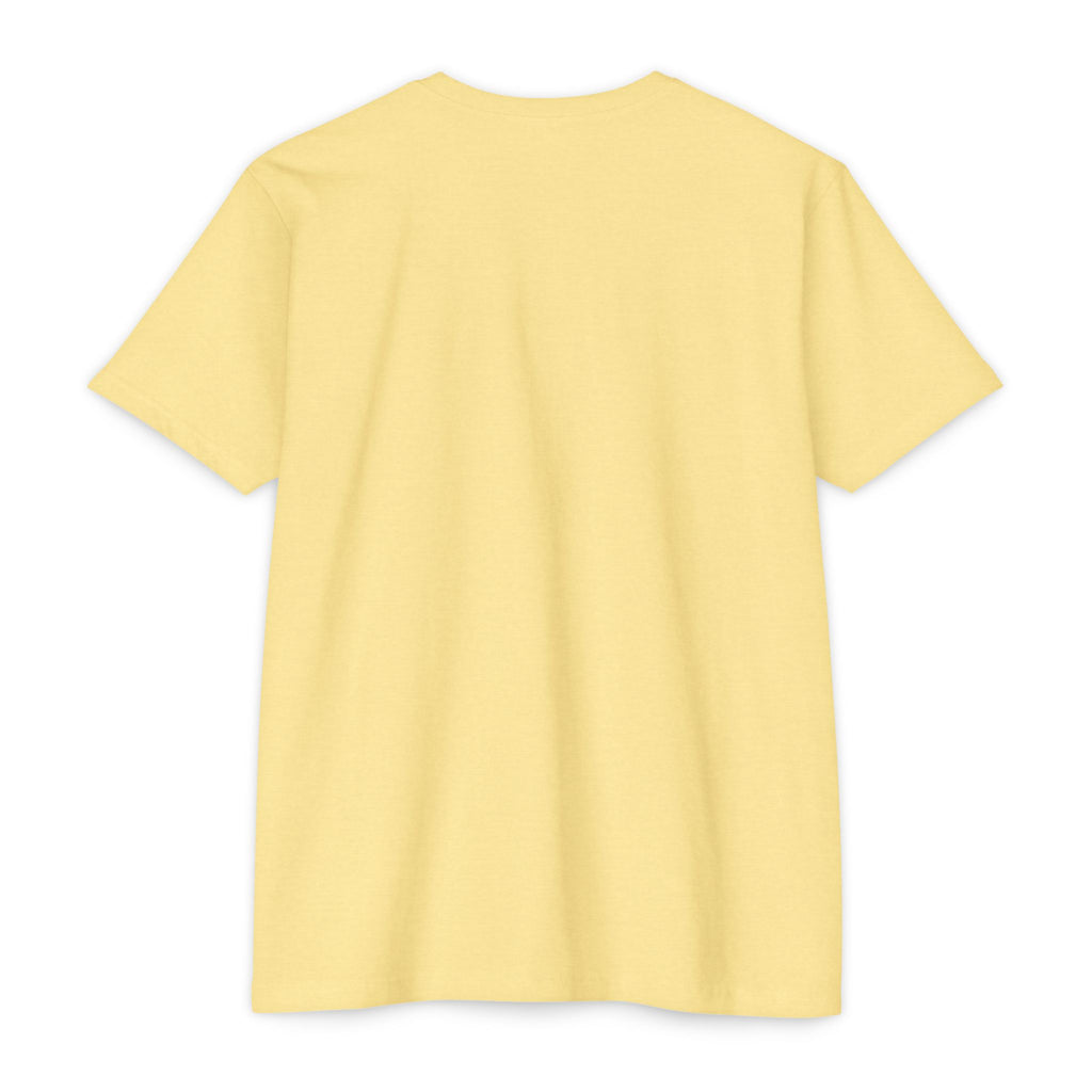 Akihabara Cyborg Sniper T‑Shirt —Yellow Akihabara Neon City Graphic
