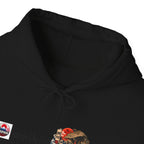 Amikiri Japanese Yokai Halloween Illustration Hoodie | Japanese Yokai monster Emblem