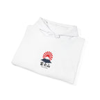 Rising Sun Mount Fuji Hoodie | Japanese Kanji Graphic