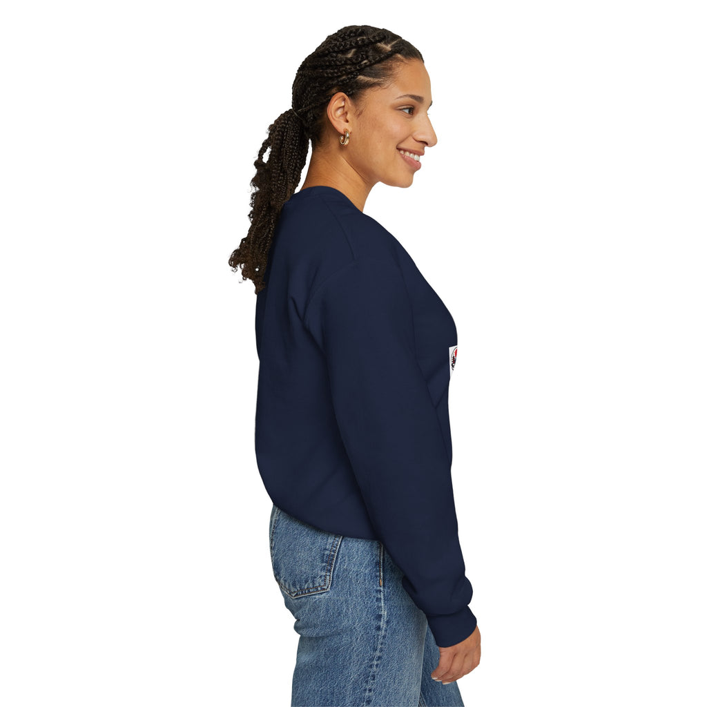 Kyuubi No Kitsune Yokai Halloween Crewneck Sweatshirt | Japanese Fox Spirit Graphic