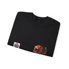 Oni Japanese Demon Yokai Halloween Illustration Sweatshirt | Mythical Yokai Crewneck