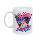 Shibuya Sky 2 Tokyo City Pop Night City Coffee Mug - Shibuya Neon Retro Vaporwave 11oz/15oz