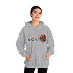 Oni Red Mask Yokai Halloween Art Hoodie | Japanese Demon Illustration