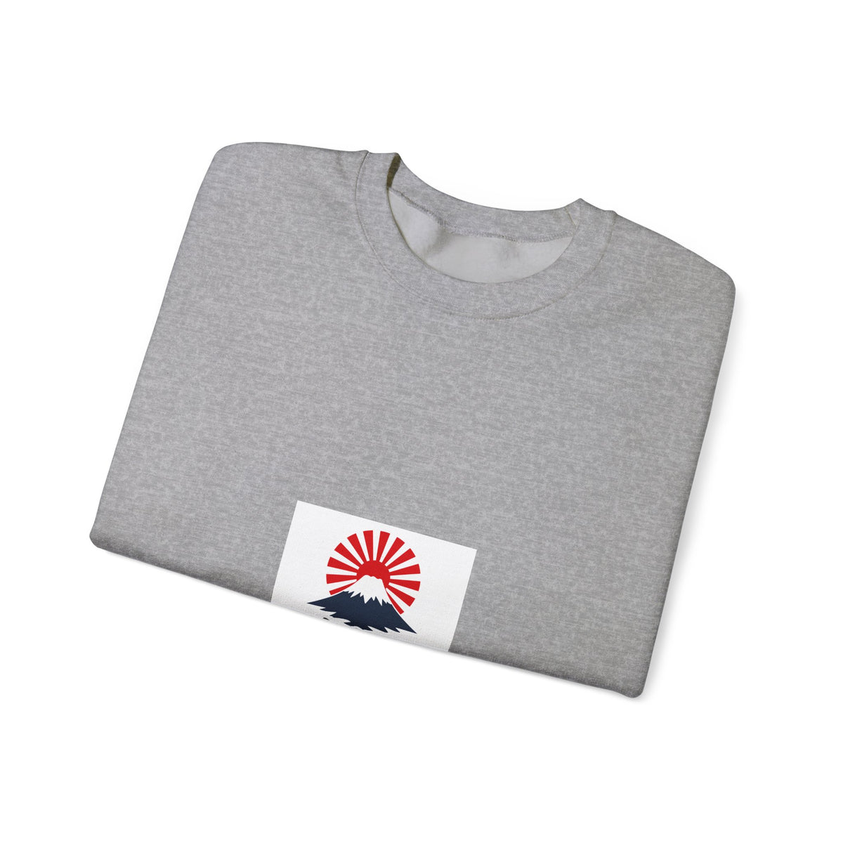 Rising Sun Mount Fuji Sweatshirt | Japanese Kanji Graphic