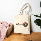 Tengu  Japanese Halloween Illustration Tote Bag | Japanese Folklore Mask, Cherry Blossom Art