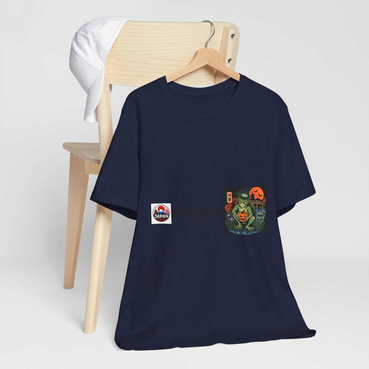 Kappa Japanese Yokai Halloween Myth Creature Tee | Kappa Illustration T-Shirt