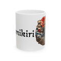 Kamikiri Traditional Japanese Yokai Halloween Illustration Mug | Ceramic Coffee Tea Mug