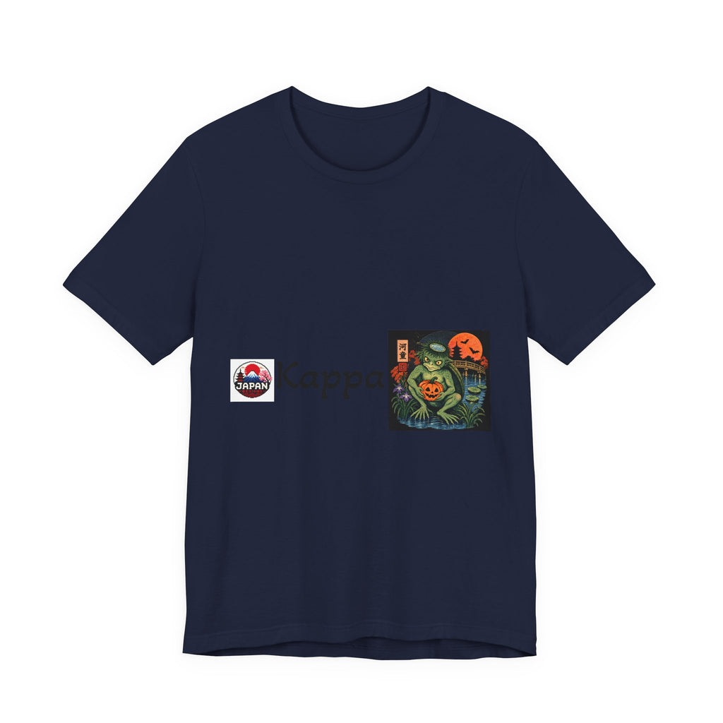 Kappa Japanese Yokai Halloween Myth Creature Tee | Kappa Illustration T-Shirt