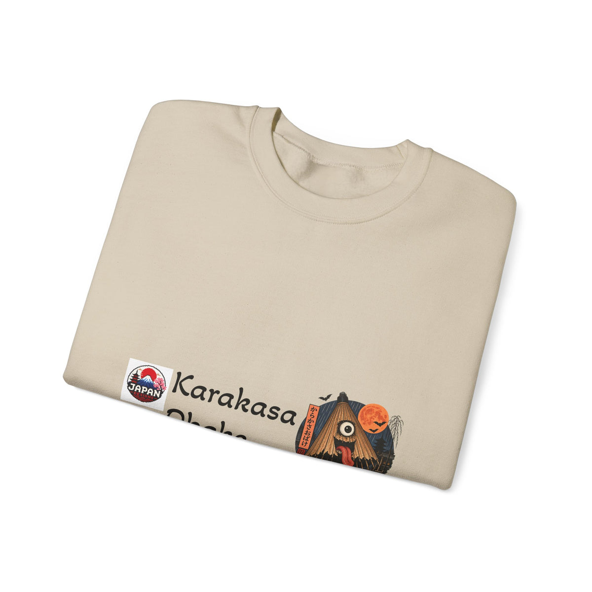 Karakasa Obake Japanese Halloween Character Sweatshirt | Japanese Yokai Illustration