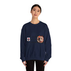 Kyuubi No Kitsune Yokai Halloween Crewneck Sweatshirt | Japanese Fox Spirit Graphic