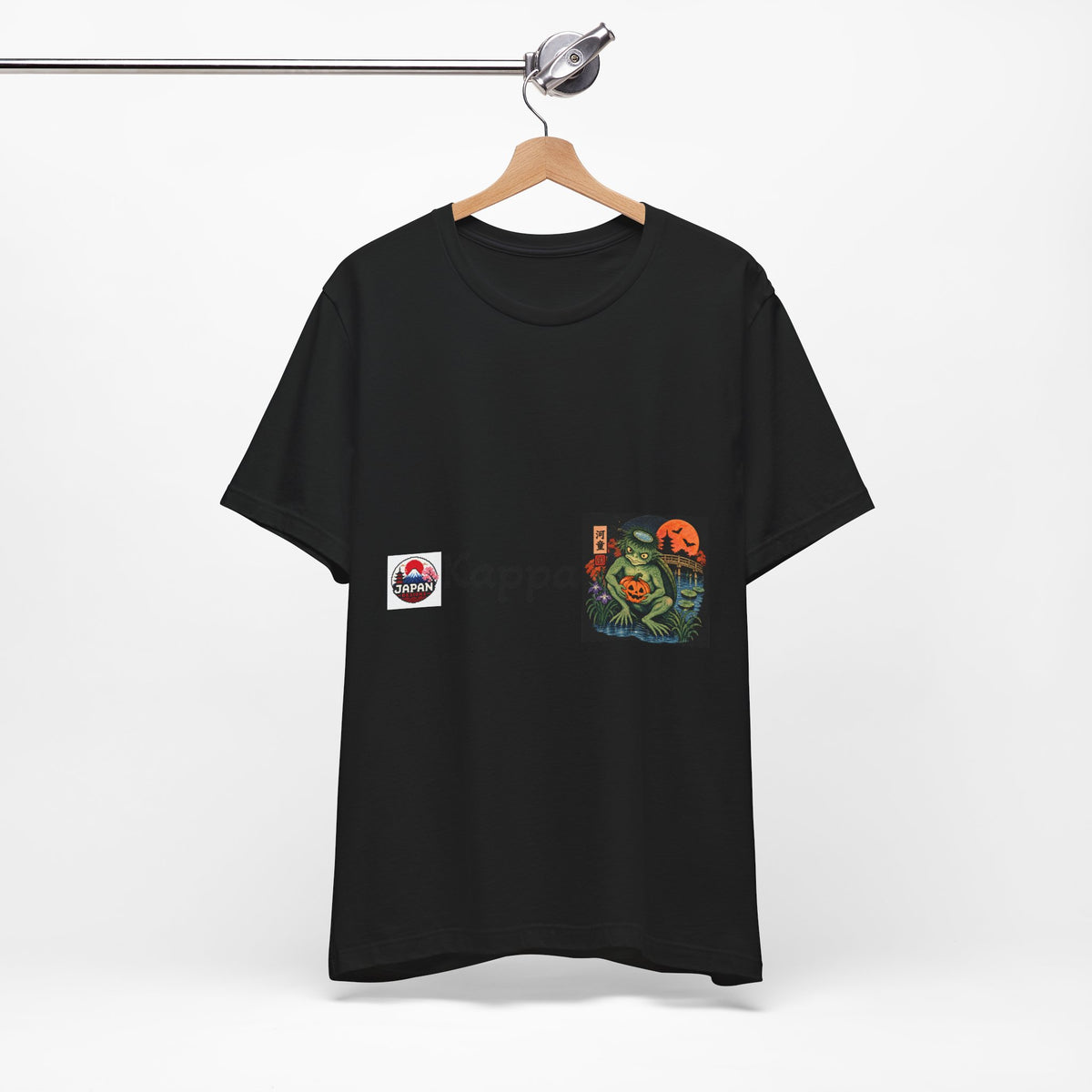 Kappa Japanese Yokai Halloween Myth Creature Tee | Kappa Illustration T-Shirt