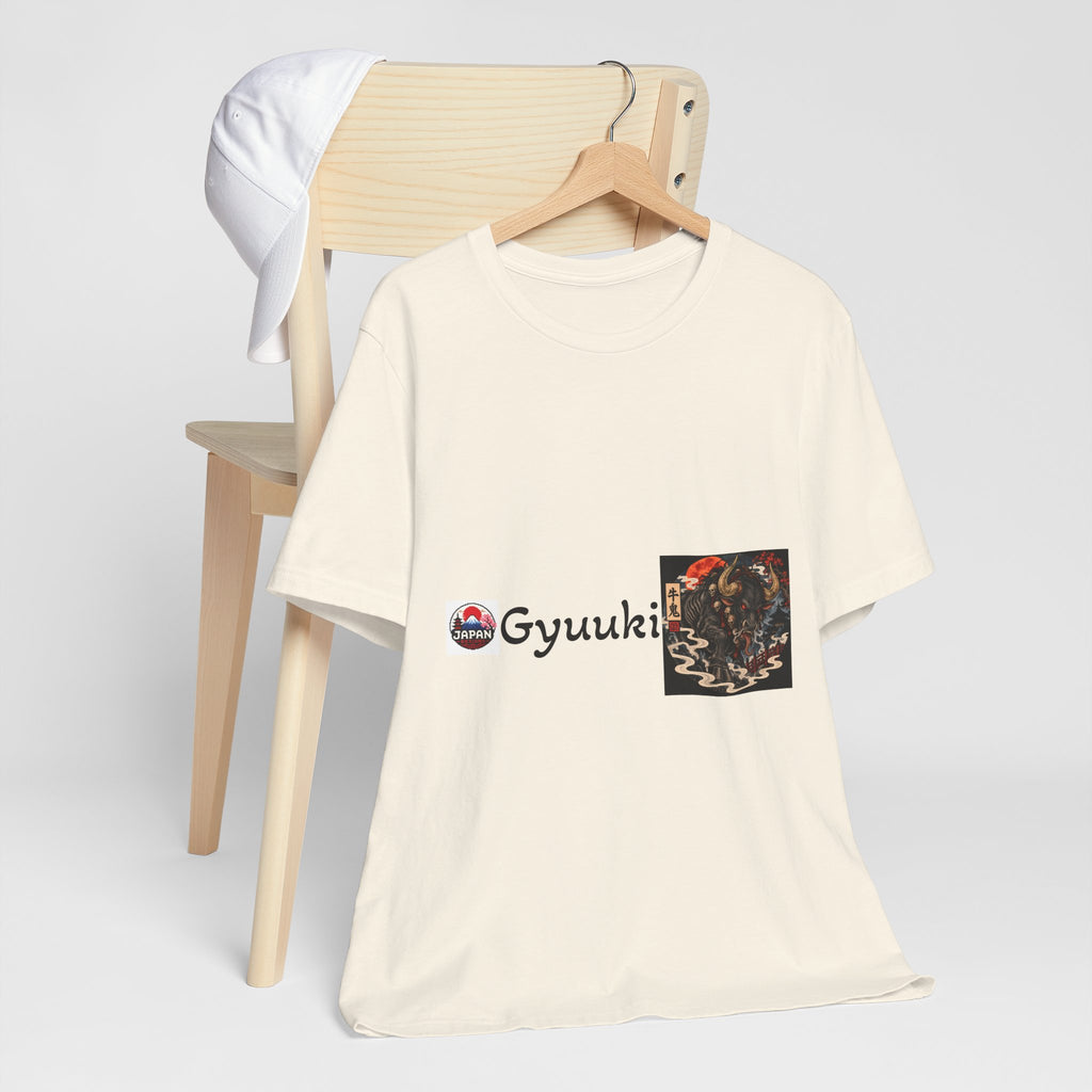 Gyuuki Japanese Yokai Halloween Demon Artwork T-Shirt | Oni Illustration Tee