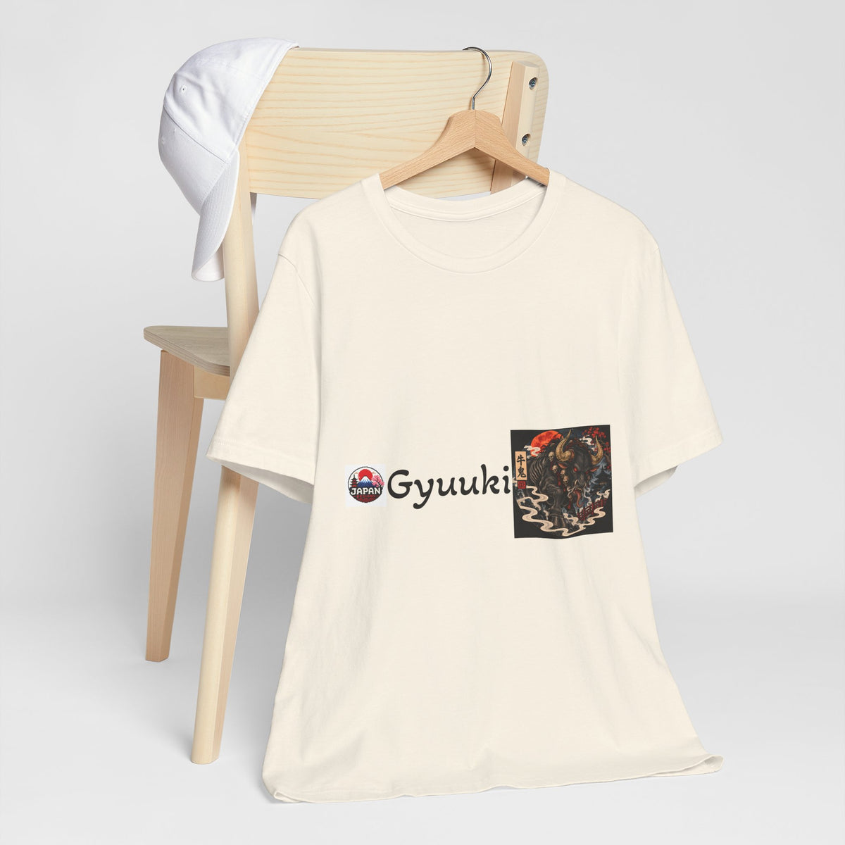 Gyuuki Japanese Yokai Halloween Demon Artwork T-Shirt | Oni Illustration Tee