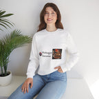 Mokugyo Daruma Yokai Halloween Illustration Crewneck Sweatshirt | Japanese Buddhist Motif