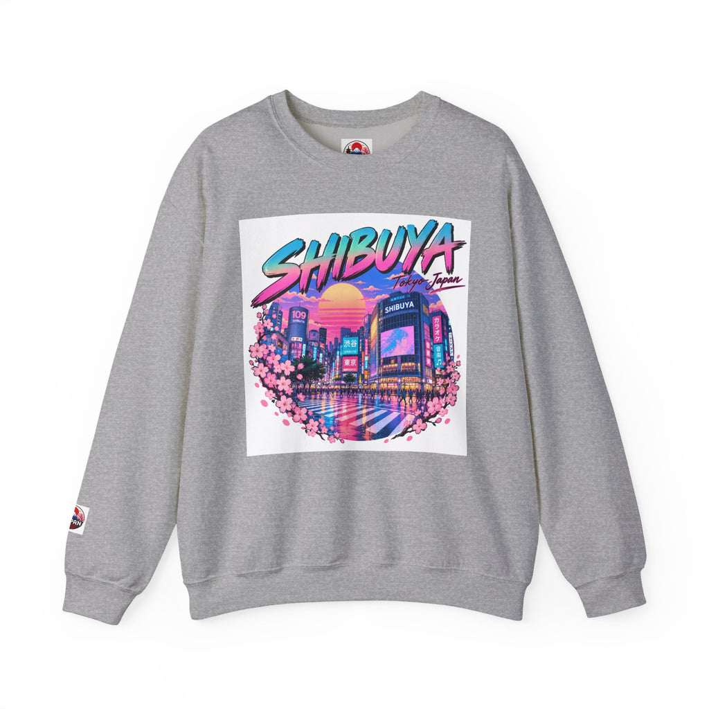 Shibuya Sky 0 Tokyo Neon Anime Crewneck Sweatshirt
