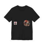 Tengu Japanese Yokai Halloween Mask Tee | Tengu Illustration T-Shirt
