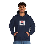 Rising Sun Mount Fuji Hoodie | Japanese Kanji Graphic