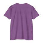 Akihabara Cyborg Sniper T‑Shirt —Purple Akihabara Neon City Graphic