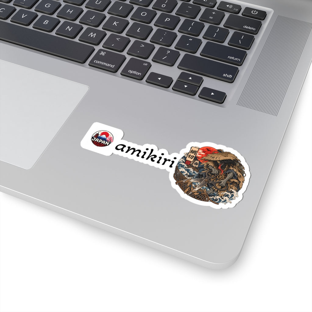 Amikiri Japanese Yokai Halloween Sticker | Kiss-Cut Sticker