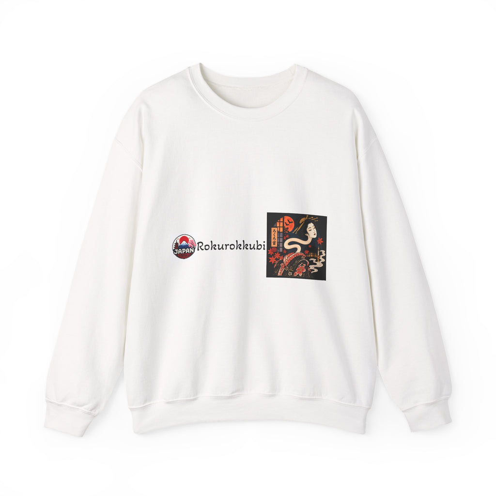 Rokurokubi Japanese Yokai halloween Artwork Sweatshirt | Vintage Ghost Print halloween