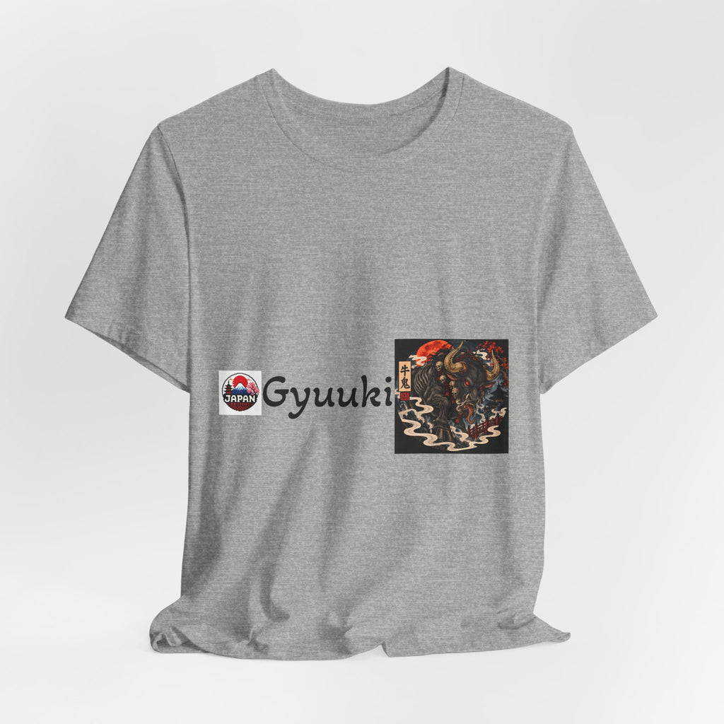 Gyuuki Japanese Yokai Halloween Demon Artwork T-Shirt | Oni Illustration Tee