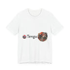 Tengu Japanese Yokai Halloween Mask Tee | Tengu Illustration T-Shirt