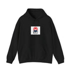 Rising Sun Mount Fuji Hoodie | Japanese Kanji Graphic
