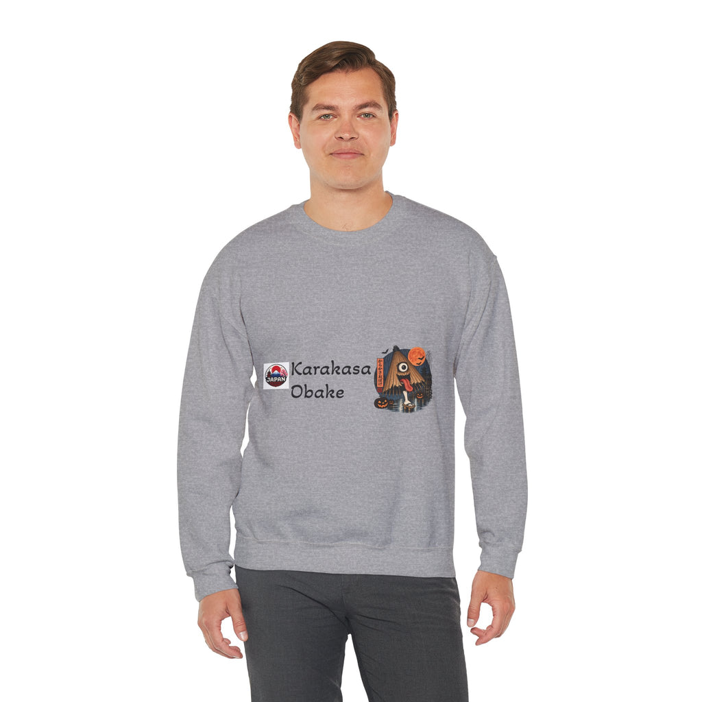 Karakasa Obake Japanese Halloween Character Sweatshirt | Japanese Yokai Illustration