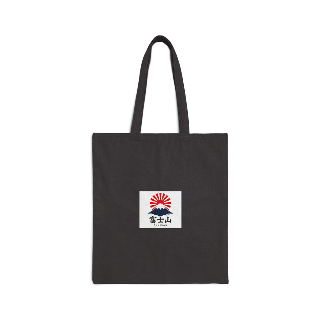 Mount Fuji Rising Sun tote bag | Japanese kanji design