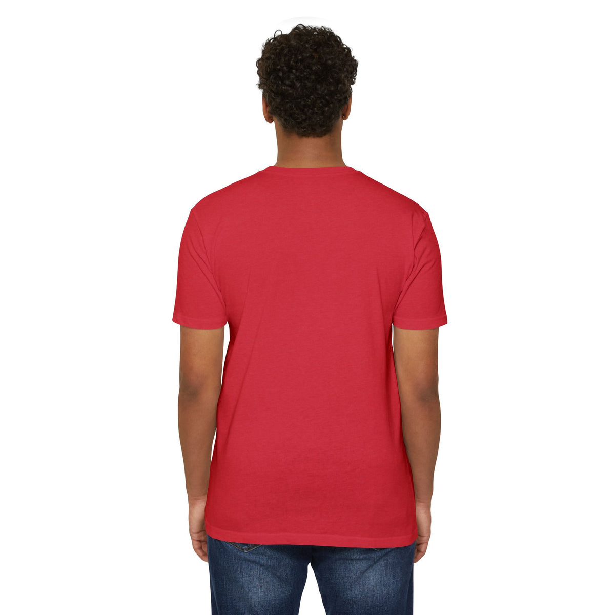 Akihabara Cyborg Sniper T‑Shirt —Red Akihabara Neon City Graphic