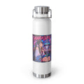 Harajuku Style 11 Neon City Anime Girl Water Bottle — 22oz Copper Vacuum Insulated