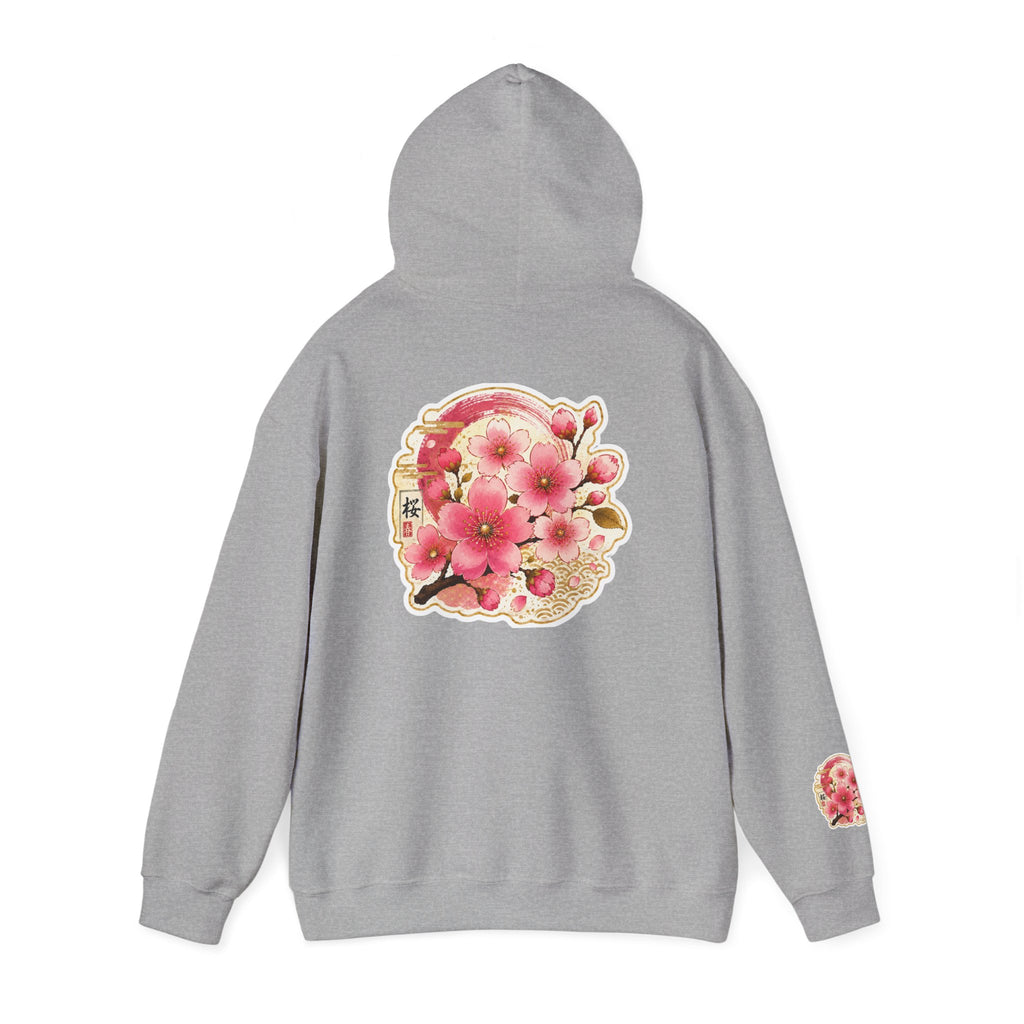 Cherry Blossom Hoodie 2— Pink Sakura Floral Japanese-Inspired Sweatshirt